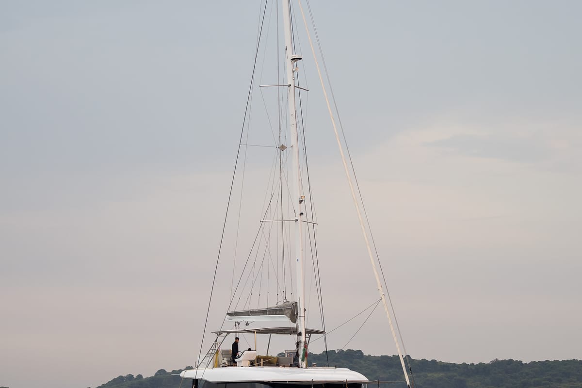 Head on Zara, a Sunreef Yachts Sunreef 50 catamaran at Grad Kaštela, Croatia