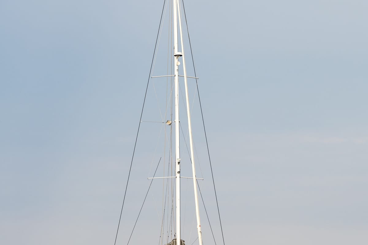 Exterior view of Zara, a Sunreef Yachts Sunreef 50 catamaran at Grad Kaštela, Croatia