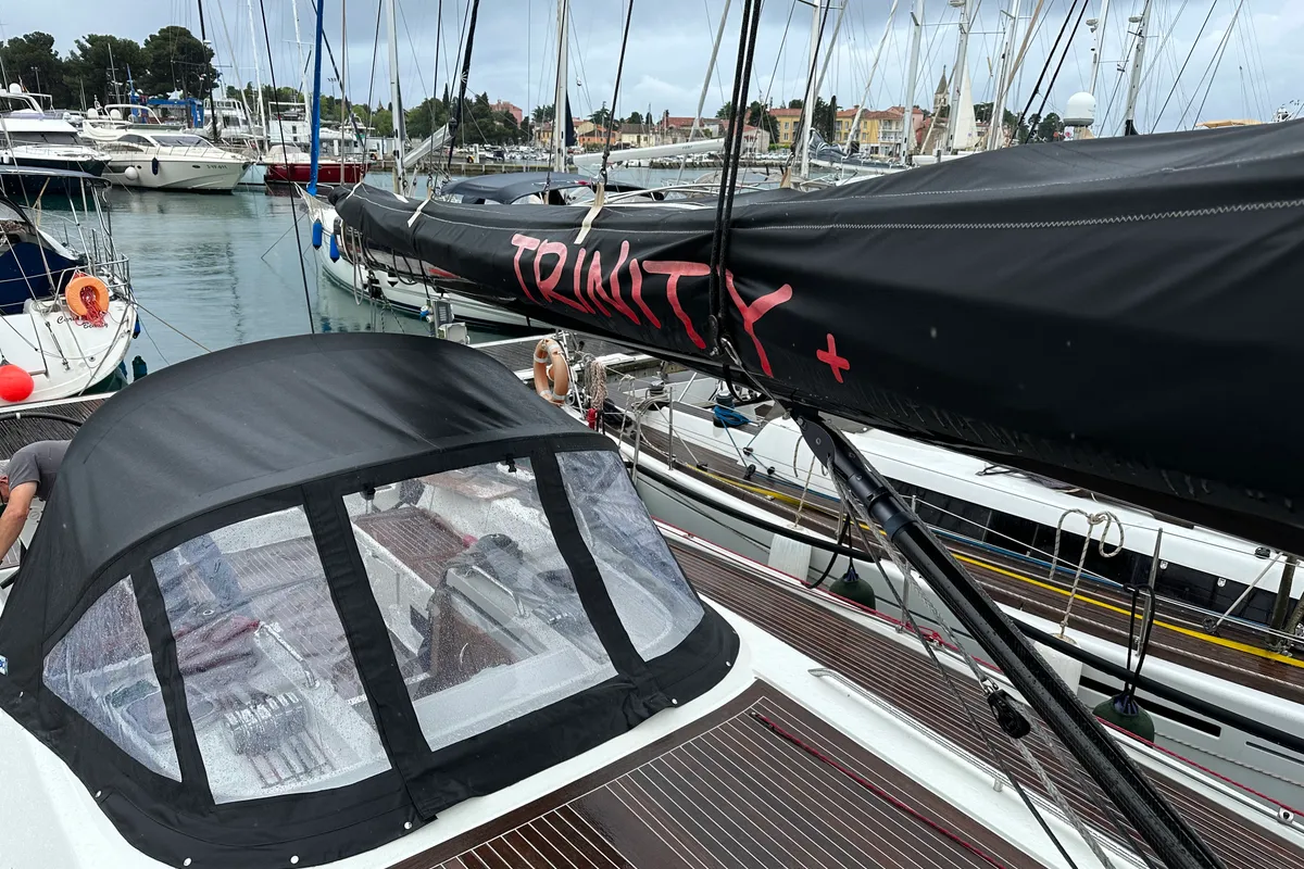 Trinity, a Solaris Yachts Solaris One 44 sailboat at Punat, Croatia