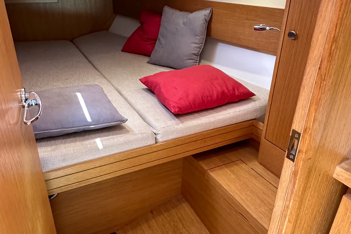 Trinity, a Solaris Yachts Solaris One 44 sailboat at Punat, Croatia