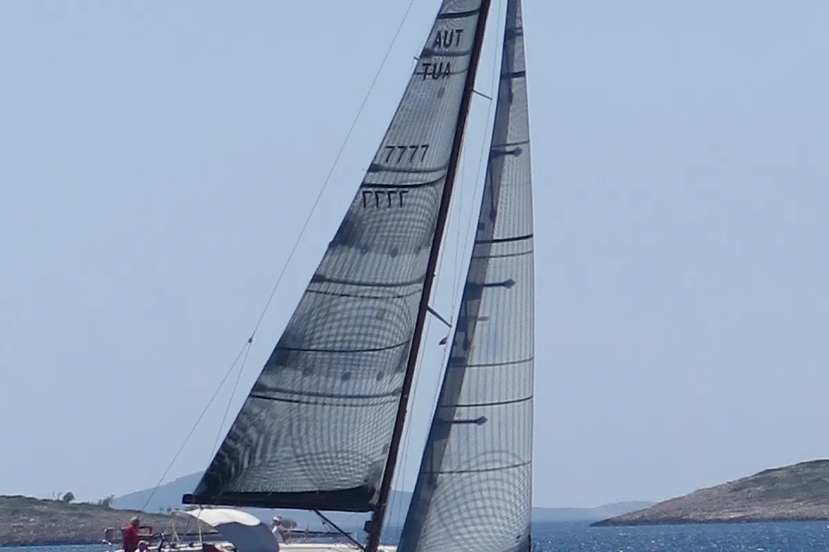 Trinity, a Solaris Yachts Solaris One 44 sailboat at Punat, Croatia