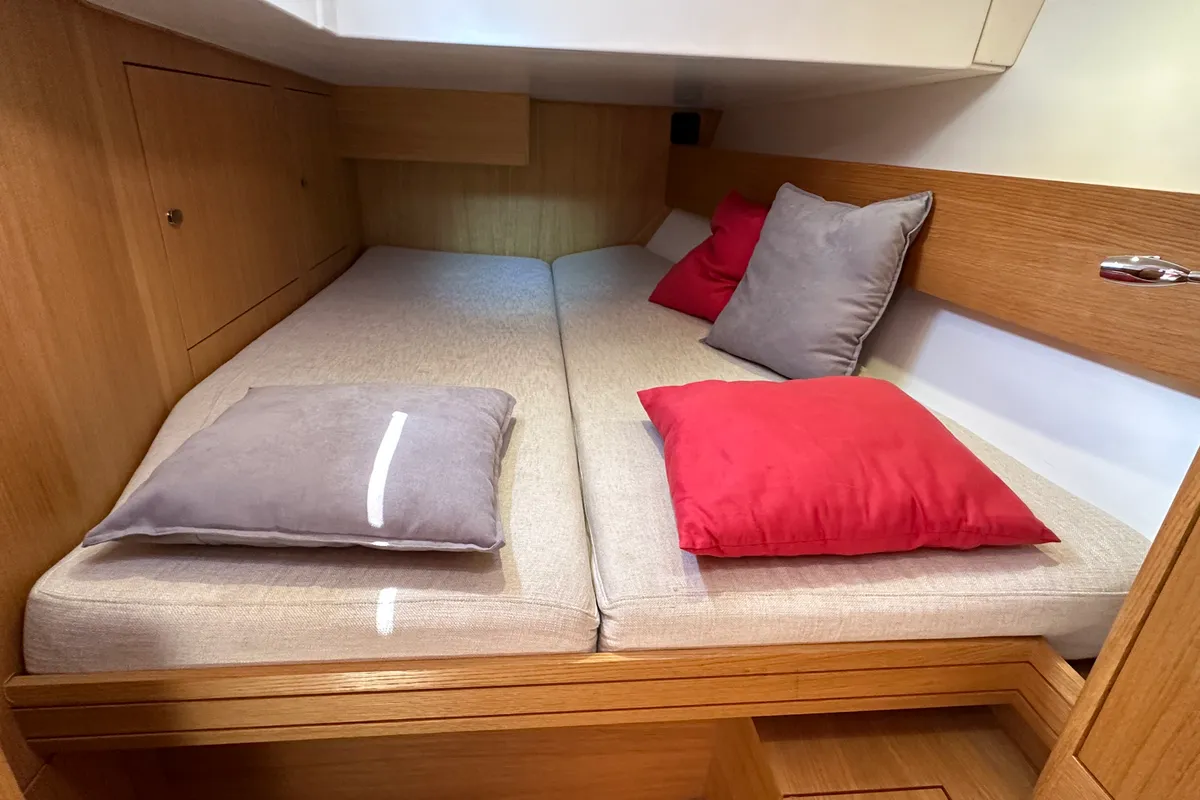 Trinity, a Solaris Yachts Solaris One 44 sailboat at Punat, Croatia