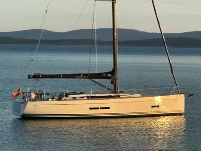 Trinity, a Solaris Yachts Solaris One 44 sailboat at Punat, Croatia