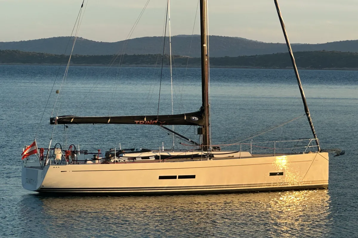 Trinity, a Solaris Yachts Solaris One 44 sailboat at Punat, Croatia