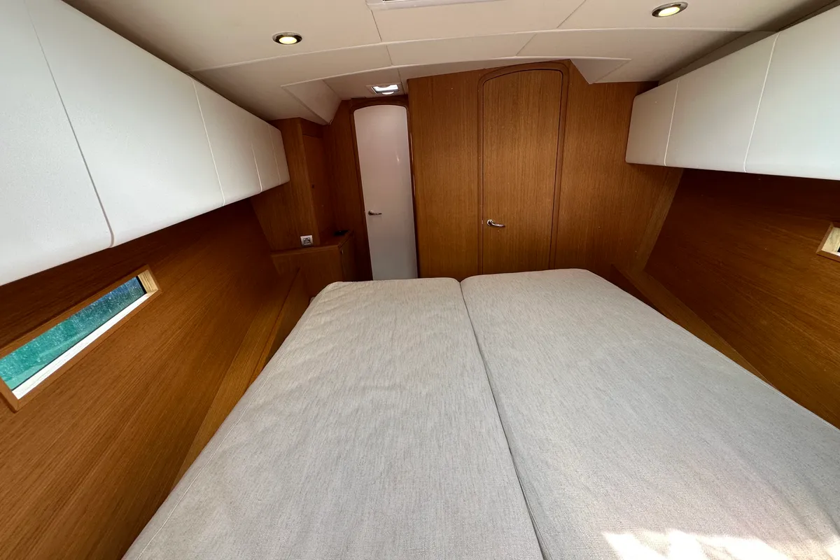 Trinity, a Solaris Yachts Solaris One 44 sailboat at Punat, Croatia