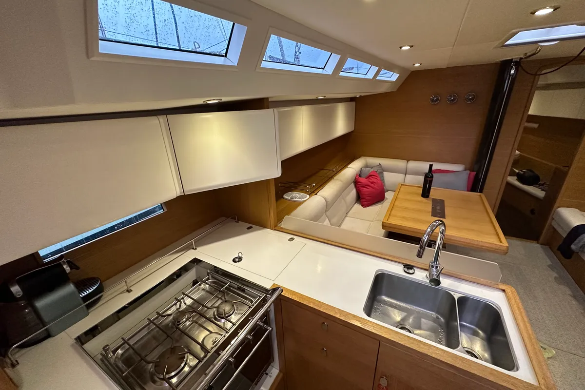 Trinity, a Solaris Yachts Solaris One 44 sailboat at Punat, Croatia