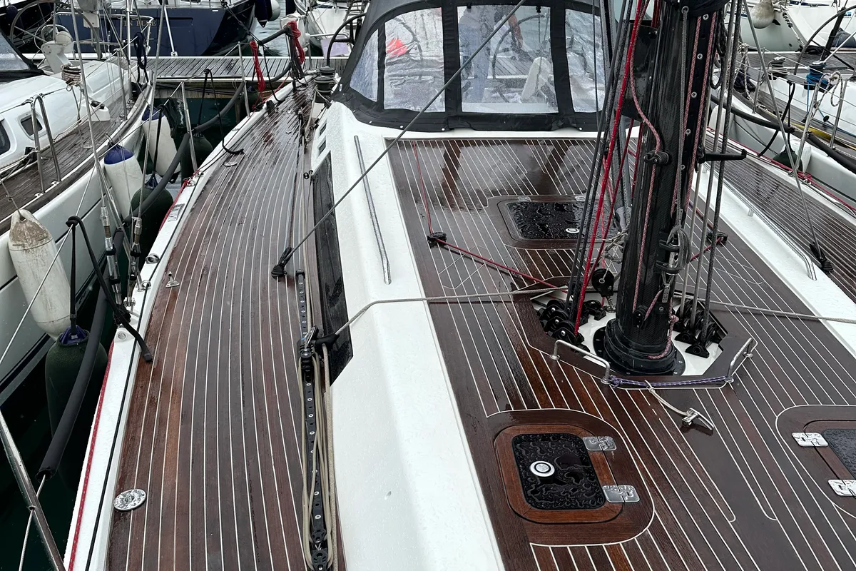 Trinity, a Solaris Yachts Solaris One 44 sailboat at Punat, Croatia
