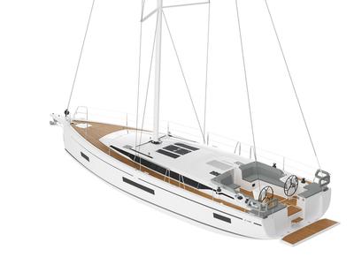 Felicia, a Bavaria C46 sailboat at Fethiye, Turkey