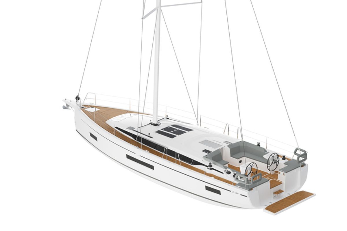 Felicia, a Bavaria C46 sailboat at Fethiye, Turkey