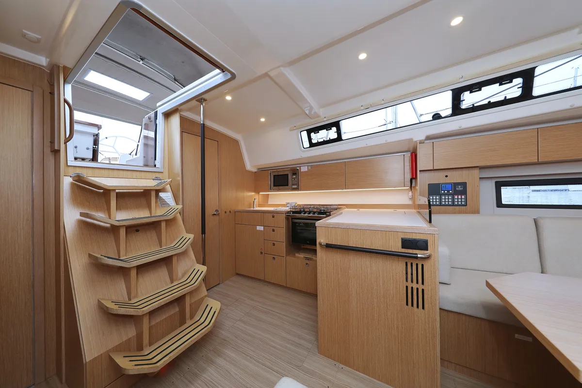 Galley of Maupiti, a Bavaria C42 sailboat at Grad Biograd na Moru, Croatia