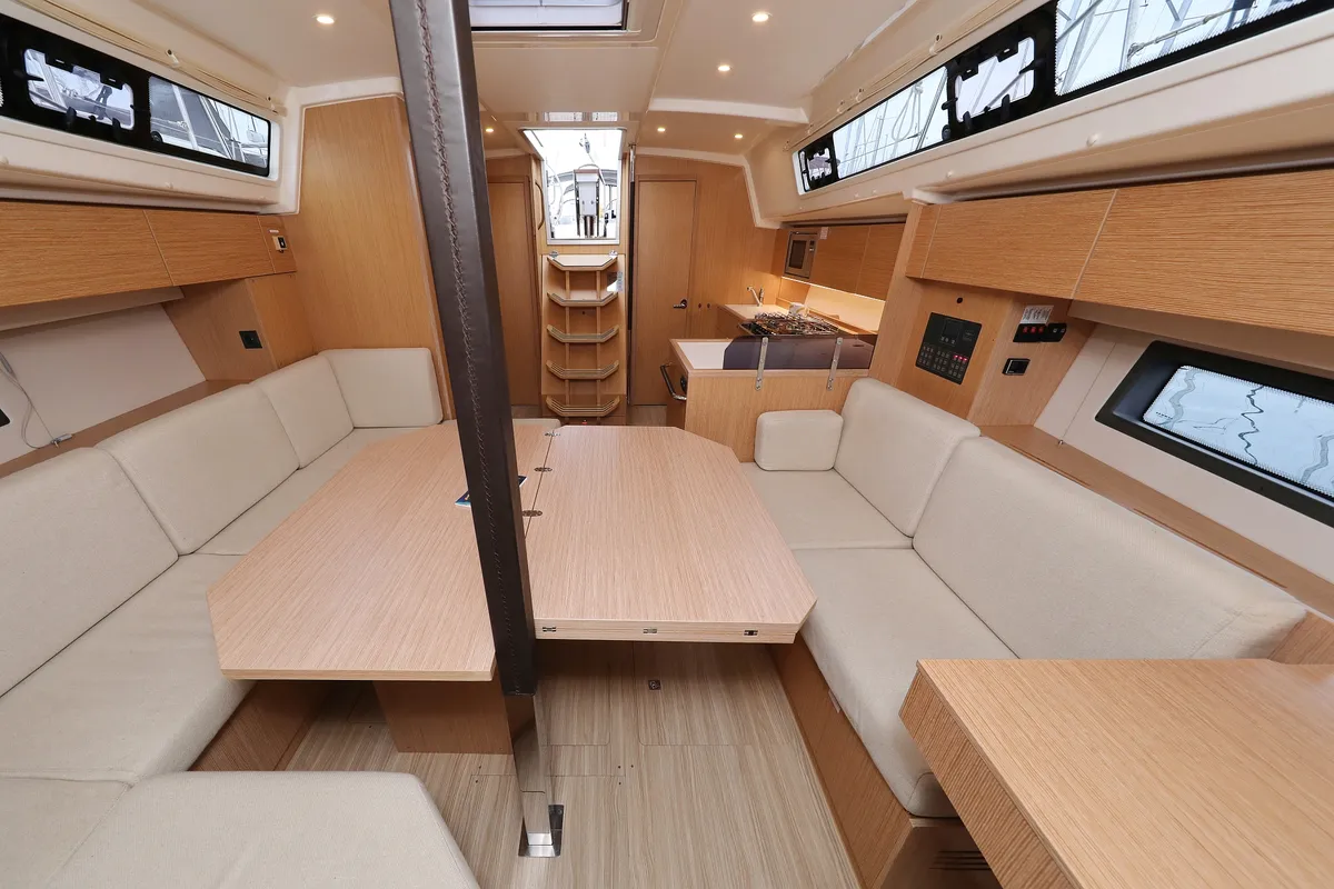 Salon of Maupiti, a Bavaria C42 sailboat at Grad Biograd na Moru, Croatia