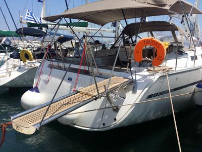 Exterior view of ENJOY, a Bavaria Cruiser 56 sailboat at Gdańsk, Poland