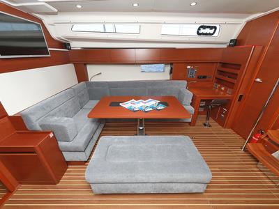 Cabin on Cosmopolitan, a Hanse Yachts Hanse 508 sailboat at Grad Biograd na Moru, Croatia
