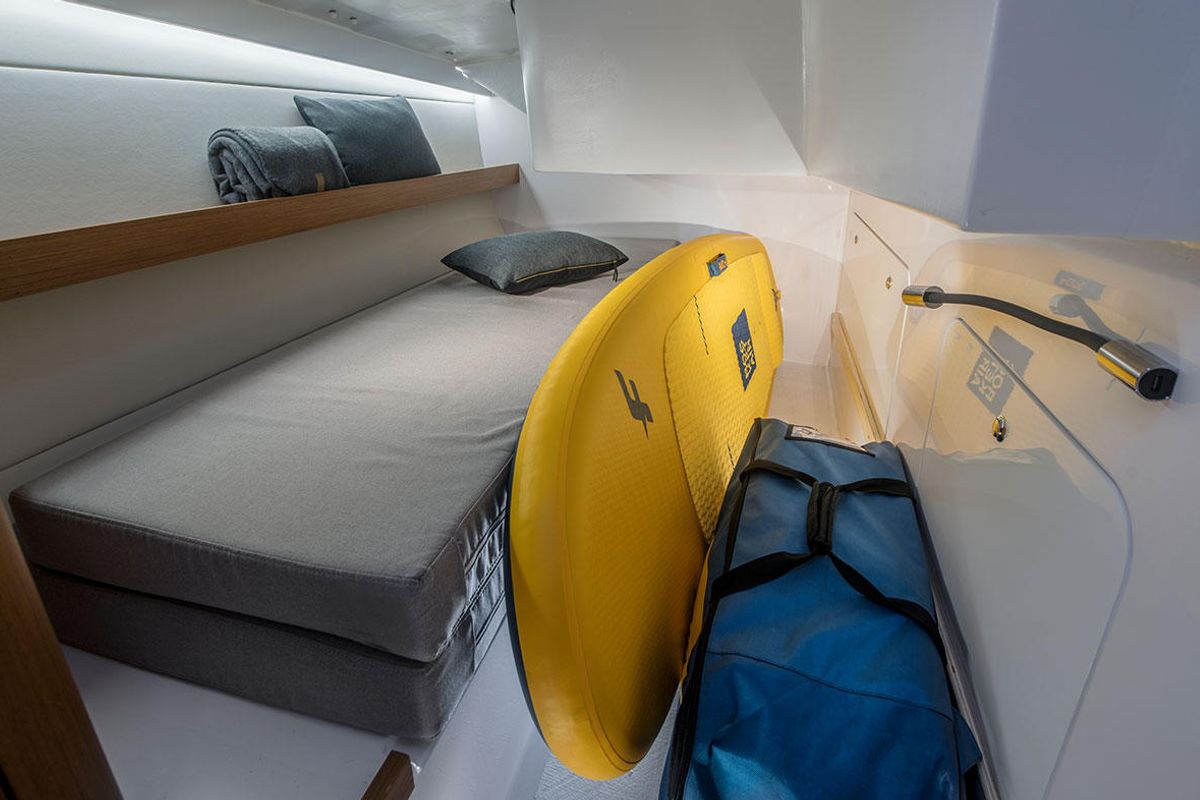 Cabin on Ultra First, a Beneteau First 36 sailboat at Split, Croatia