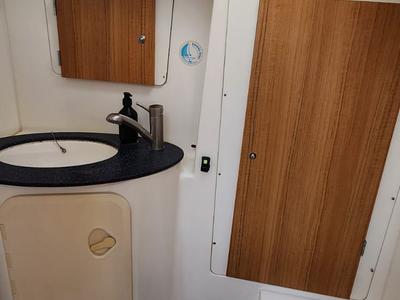 Head on Grace of Rockfleet, a Beneteau Cyclades 43.4 sailboat at Baan Salak Phet, Thailand