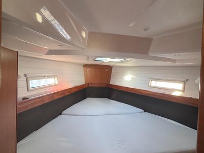 Cabin on Maestral, a Bavaria Cruiser 41 sailboat at Općina Rogoznica, Croatia