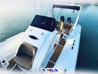 Deck of Viga Luxury 900, a Viga Boats Viga Luxury 900 rib at Grad Pula, Croatia