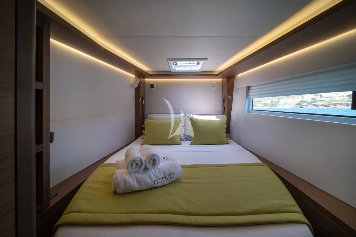 Cabin on Nomad 2, a Lagoon 50 catamaran at Municipal Unit of Lefkada, Greece