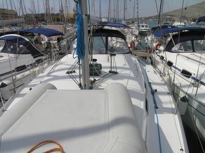 Galley of Sugar Daddy, a Beneteau Cyclades 43.4 sailboat at Grad Trogir, Croatia