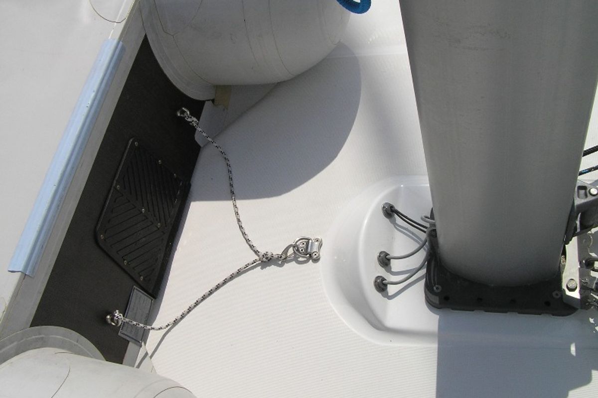 Salon of Sugar Daddy, a Beneteau Cyclades 43.4 sailboat at Grad Trogir, Croatia
