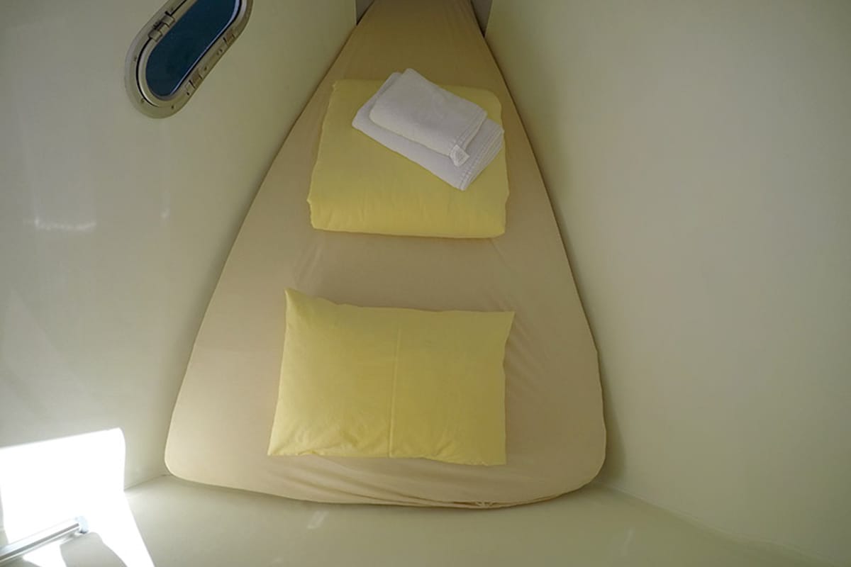 Cabin on Alize, a Fountaine Pajot Elba 45 catamaran at Grad Šibenik, Croatia