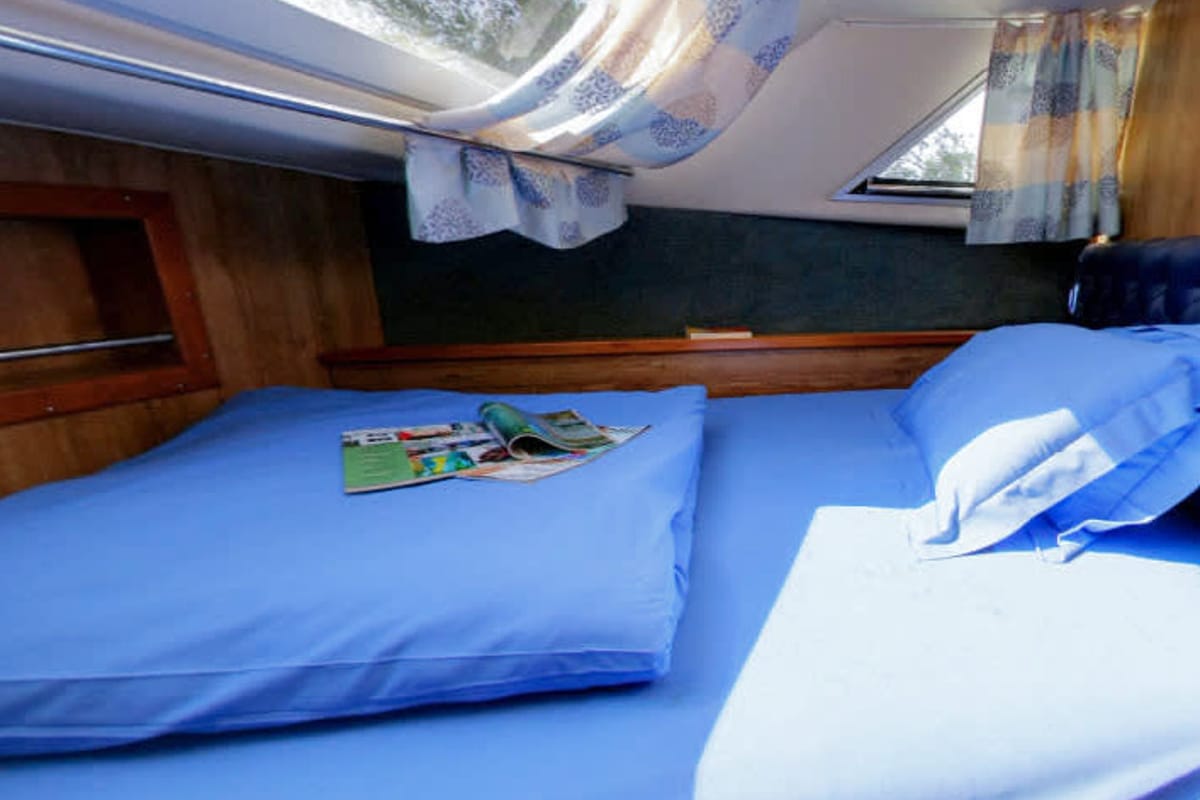 Cabin on Classique - Budget 16, a Gulet Classique motorboat at Nieuwpoort, Belgium