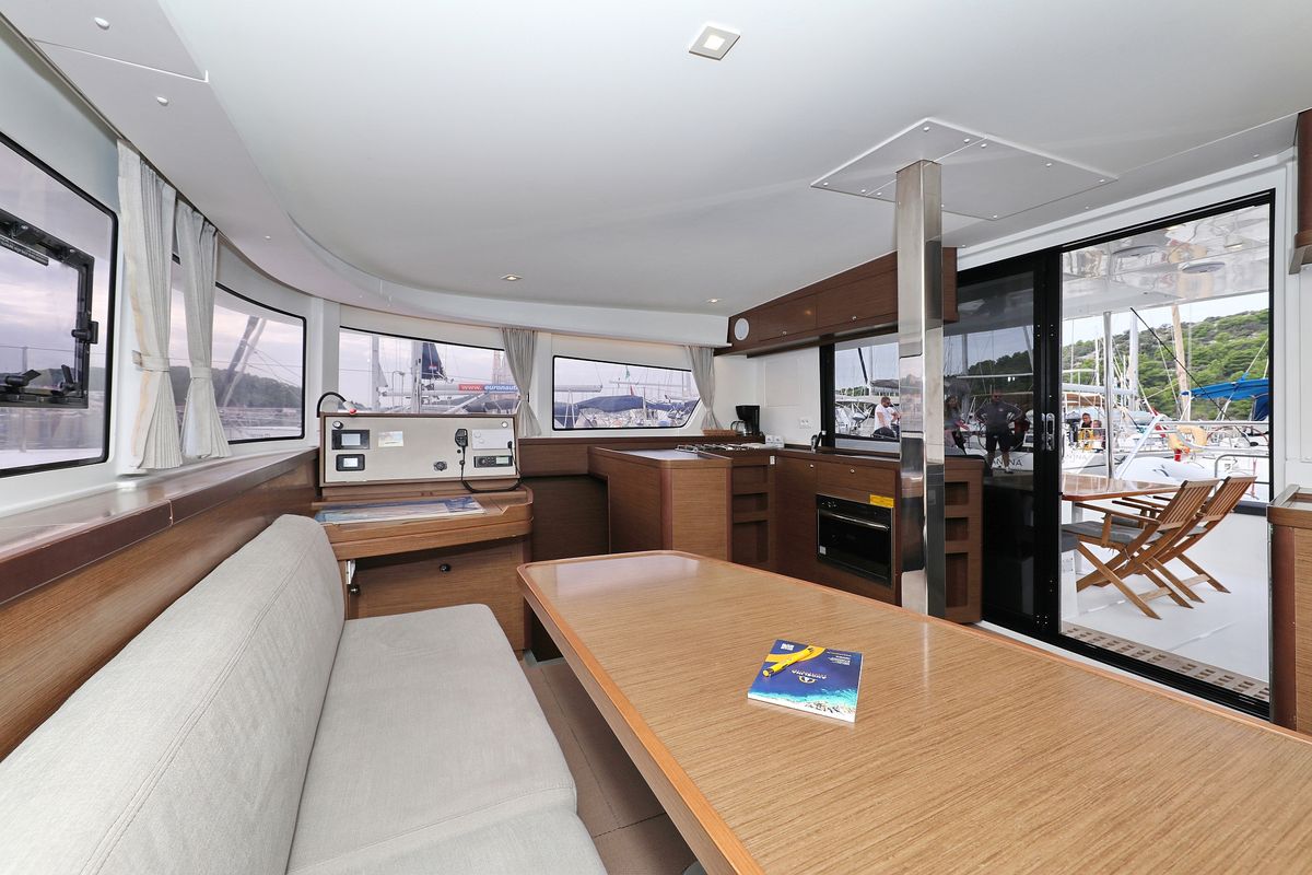 Salon of Best Friends I, a Lagoon 42 catamaran at Općina Rogoznica, Croatia