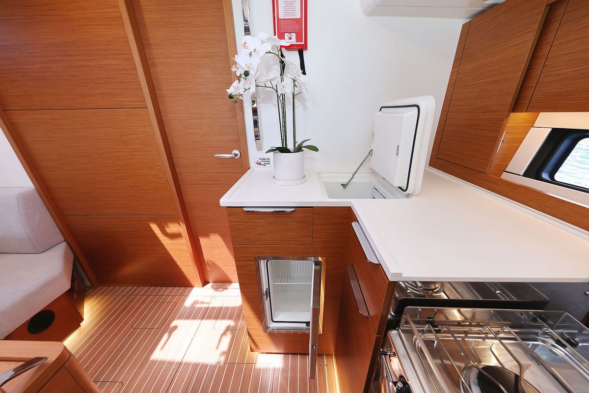 Galley of Balena - OW, a Hanse Yachts Hanse 460 sailboat at Grad Kaštela, Croatia