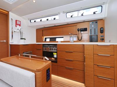 Galley of Balena - OW, a Hanse Yachts Hanse 460 sailboat at Grad Kaštela, Croatia