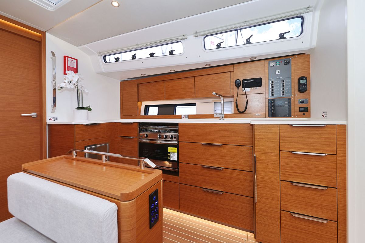 Galley of Balena - OW, a Hanse Yachts Hanse 460 sailboat at Grad Kaštela, Croatia