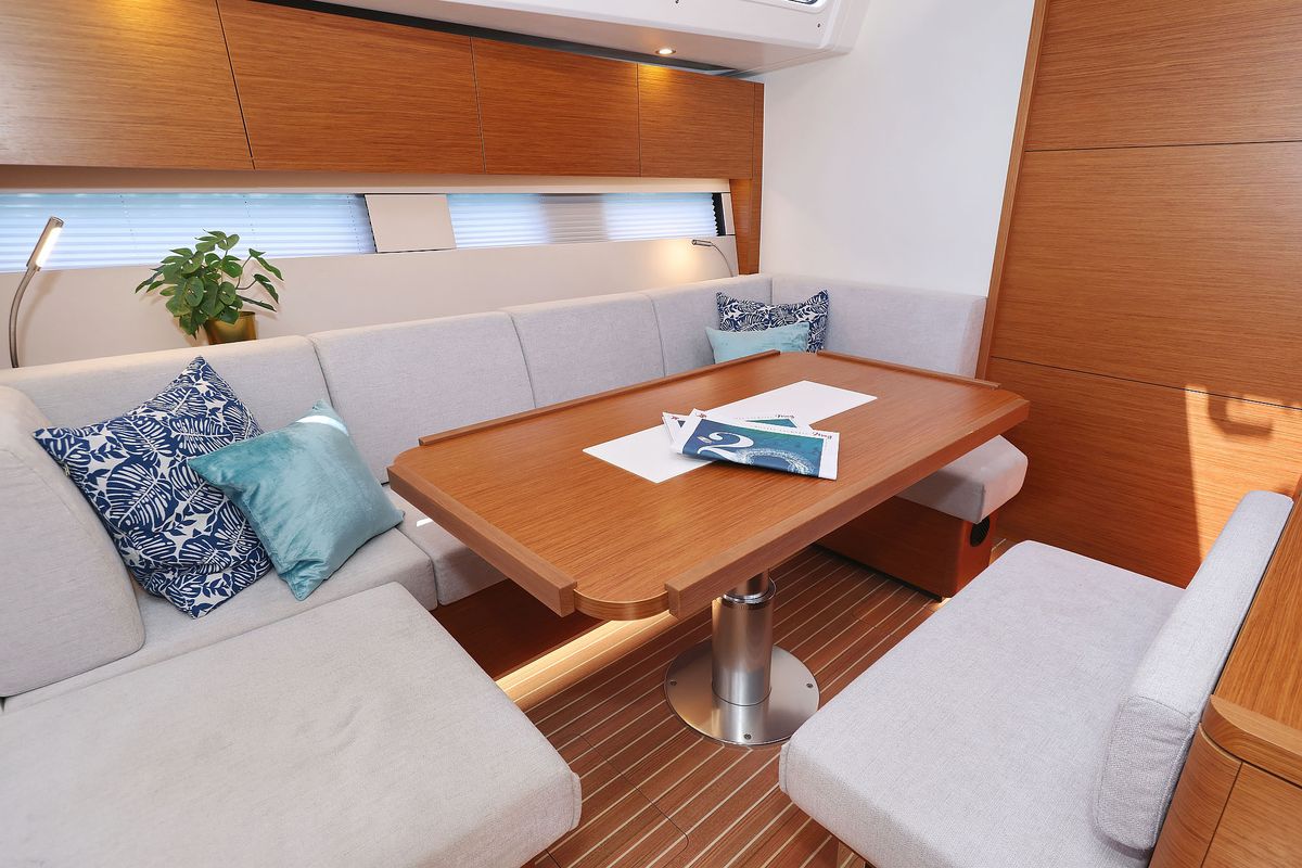 Salon of Balena - OW, a Hanse Yachts Hanse 460 sailboat at Grad Kaštela, Croatia