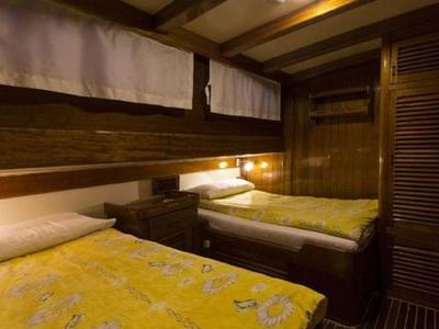 Cabin on Bibi Aysegul, a Custom Made Bibi Aysegul yacht at Bodrum, Turkey