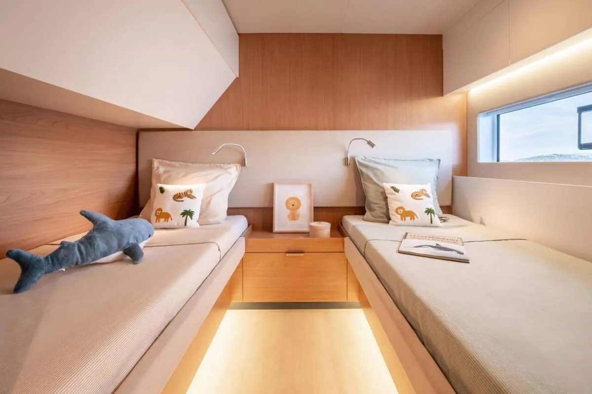 Cabin on Bali Kai, a Bali 5.8 catamaran at Grad Kaštela, Croatia