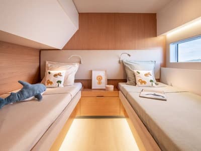 Cabin on Bali Kai, a Bali 5.8 catamaran at Grad Kaštela, Croatia