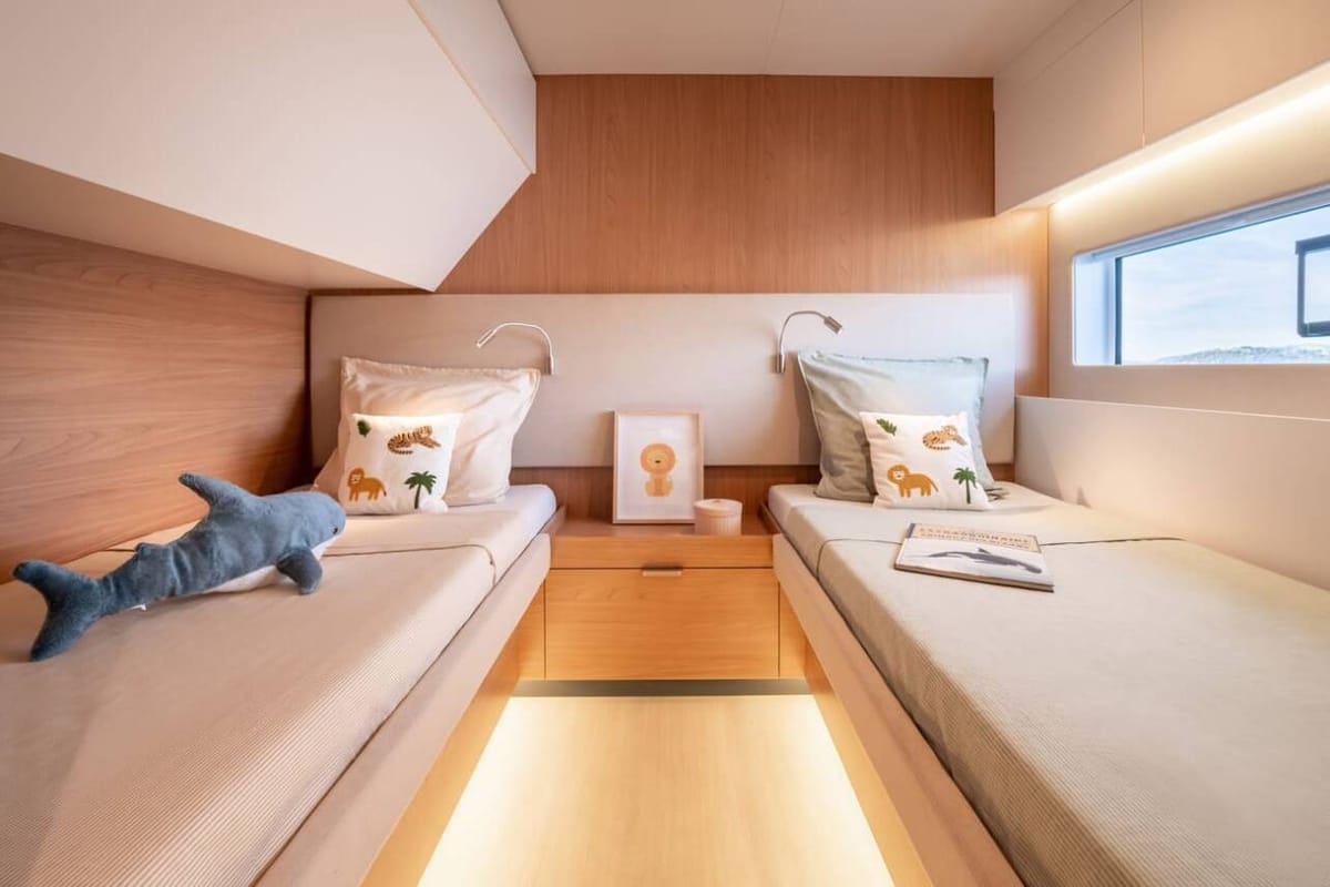 Cabin on Bali Kai, a Bali 5.8 catamaran at Grad Kaštela, Croatia