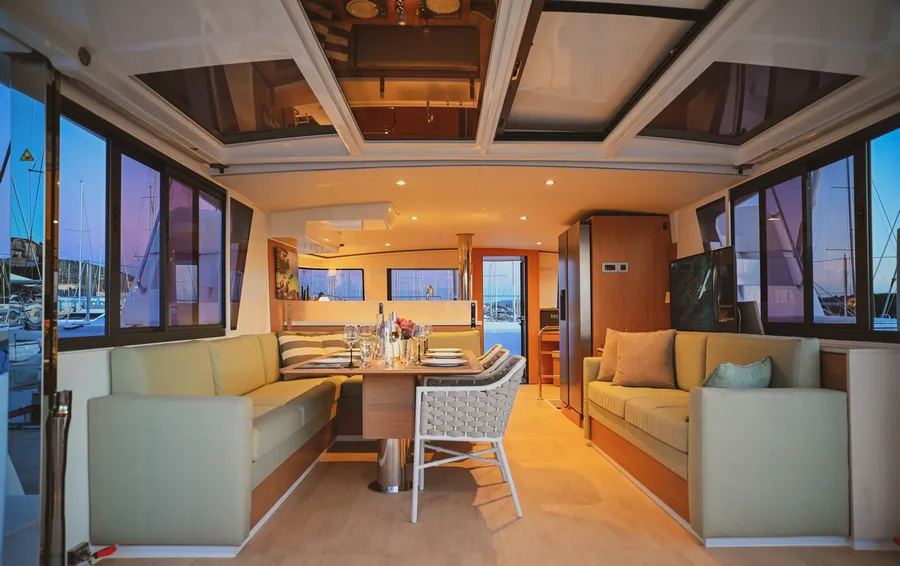 Aquaholic, a Bali 4.6 catamaran at Grad Šibenik, Croatia