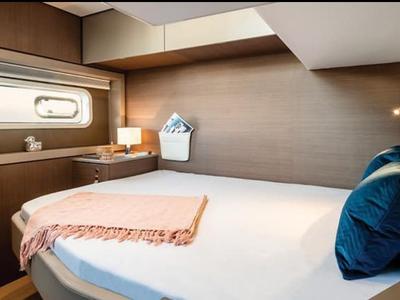 Cabin on Aquaholic, a Bali 4.6 catamaran at Grad Šibenik, Croatia
