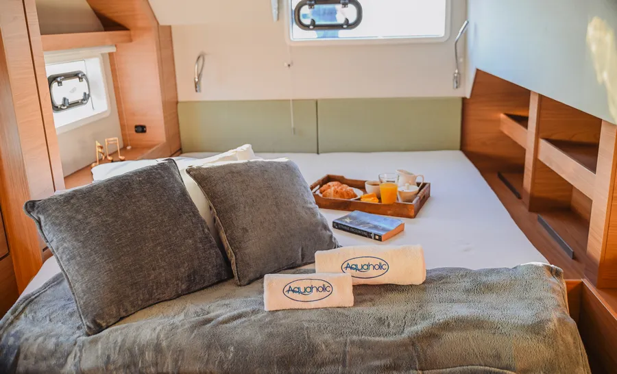 Aquaholic, a Bali 4.6 catamaran at Grad Šibenik, Croatia