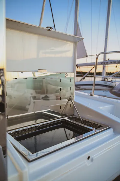 Aquaholic, a Bali 4.6 catamaran at Grad Šibenik, Croatia