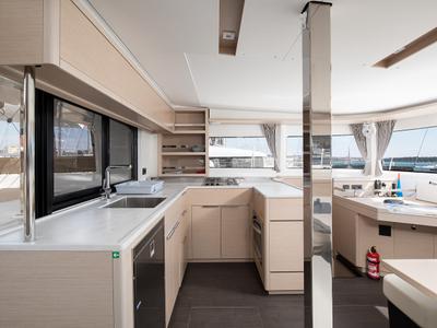 Galley of Little Havana, a Lagoon 46 catamaran at Općina Medulin, Croatia