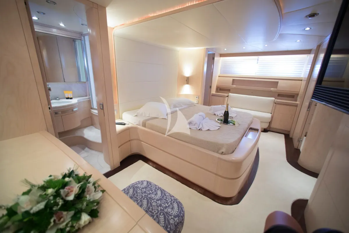Cabin on Princess L, a Maiora 108 yacht at Athens, Greece