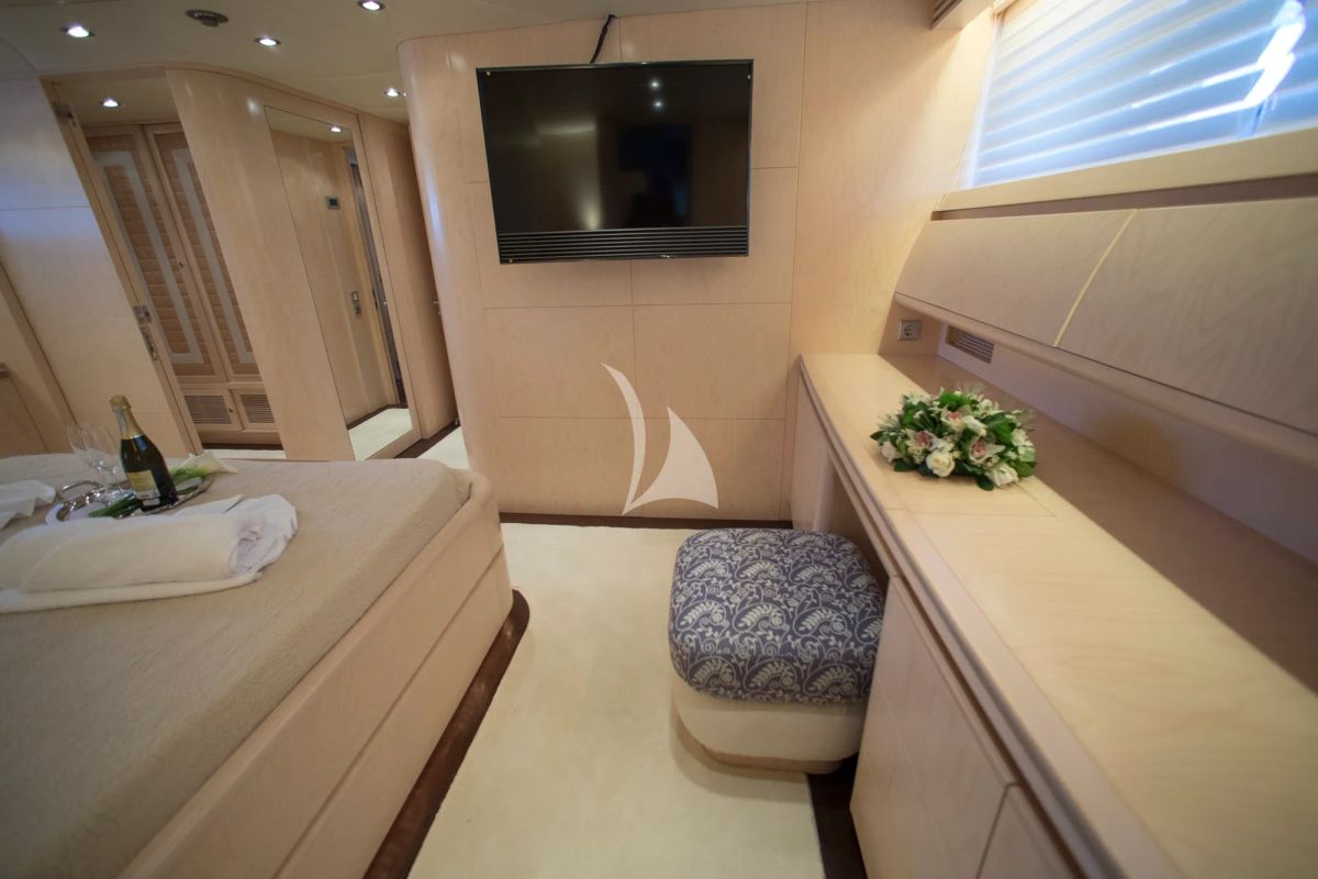 Cabin on Princess L, a Maiora 108 yacht at Athens, Greece