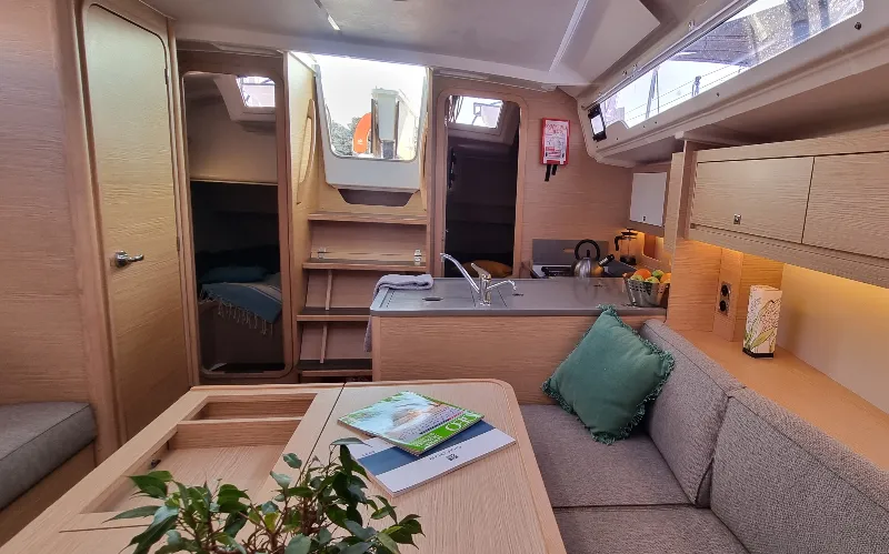 Salon of Epicure, a Dufour 37 sailboat at Vallauris, France