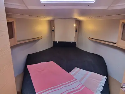 Cabin on Epicure, a Dufour 37 sailboat at Vallauris, France