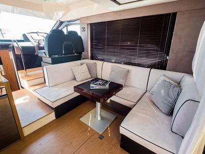 Salon of Stardust, a Sessa Marine Sessa Fly 47 yacht at Općina Sukošan, Croatia