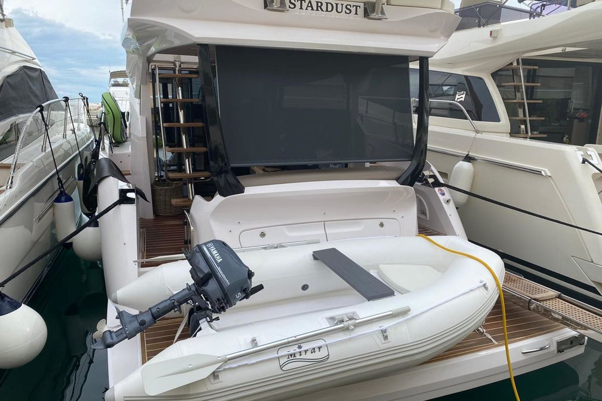 Stardust, a Sessa Marine Sessa Fly 47 yacht at Općina Sukošan, Croatia