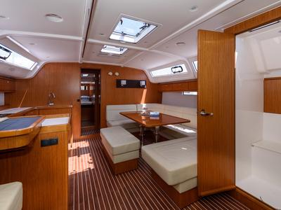 Bubble, a Bavaria Cruiser 51 sailboat at Grad Trogir, Croatia