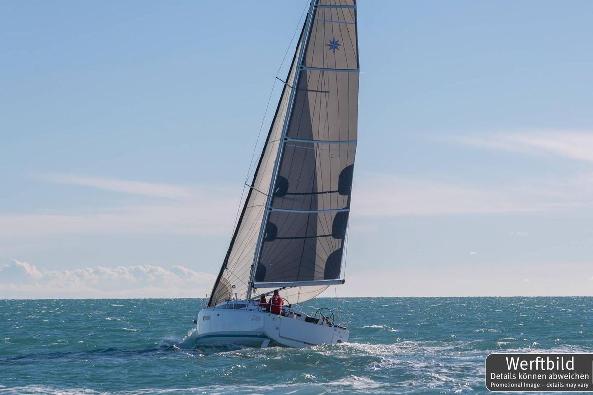 Exterior view of Leo, a Jeanneau Sun Odyssey 380 sailboat at Grad Biograd na Moru, Croatia