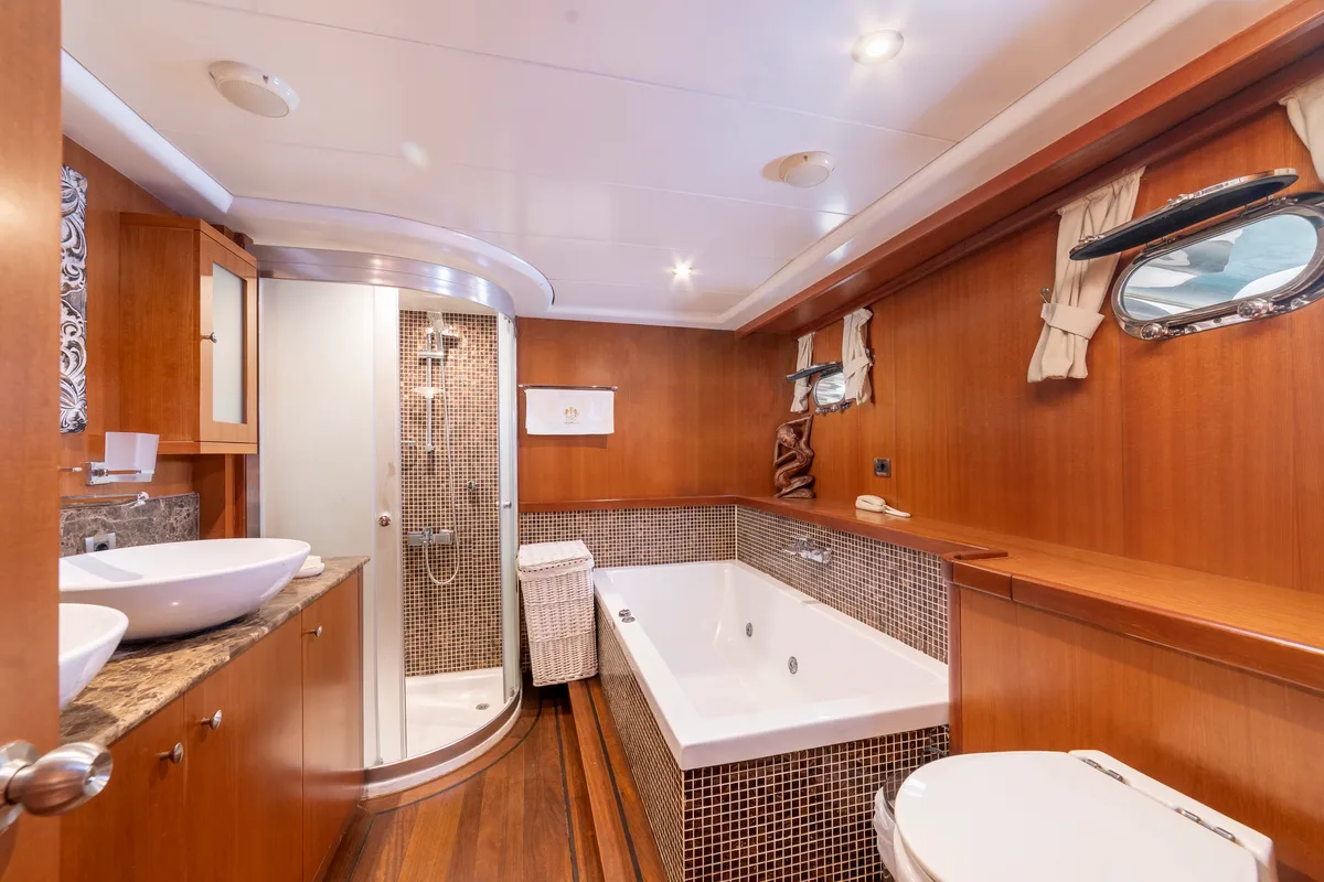 Head on Arabella, a Custom Made Arabella yacht at Bodrum, Turkey