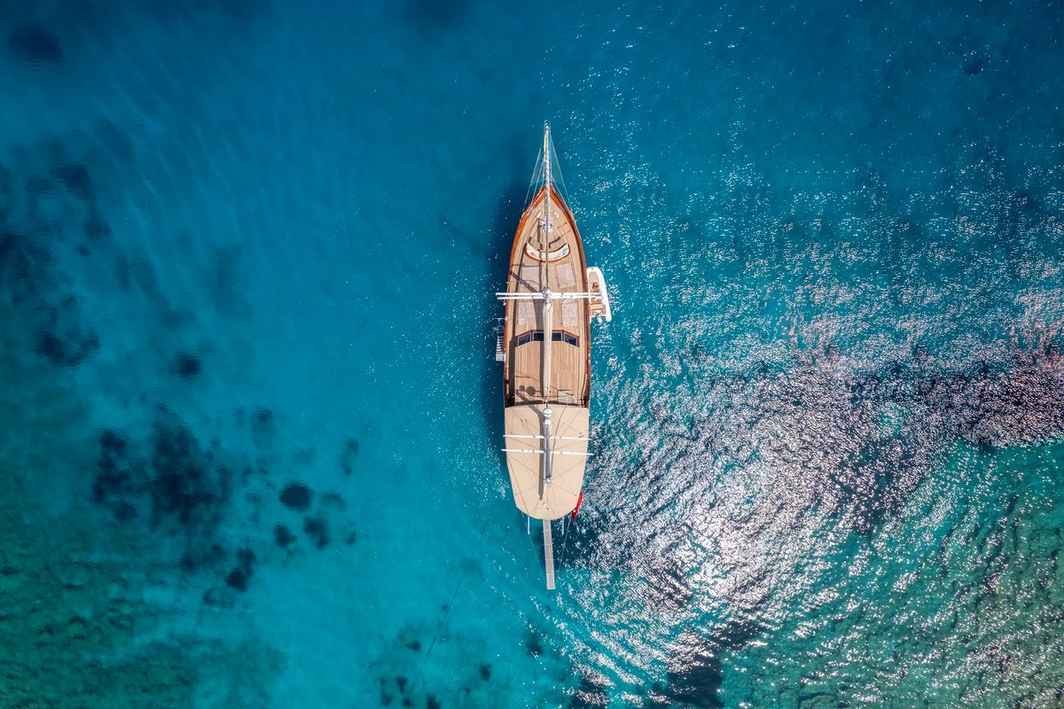 Exterior view of Arabella, a Custom Made Arabella yacht at Bodrum, Turkey